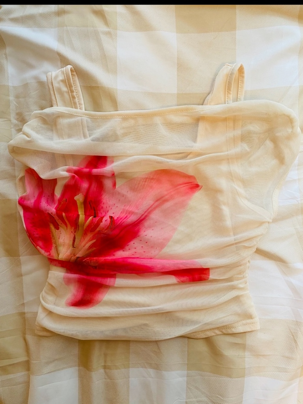 Floral Summer Off-Shoulder Tank Top